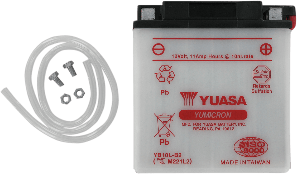 YUASA YB10L-B2 Battery - YB10L-B2
