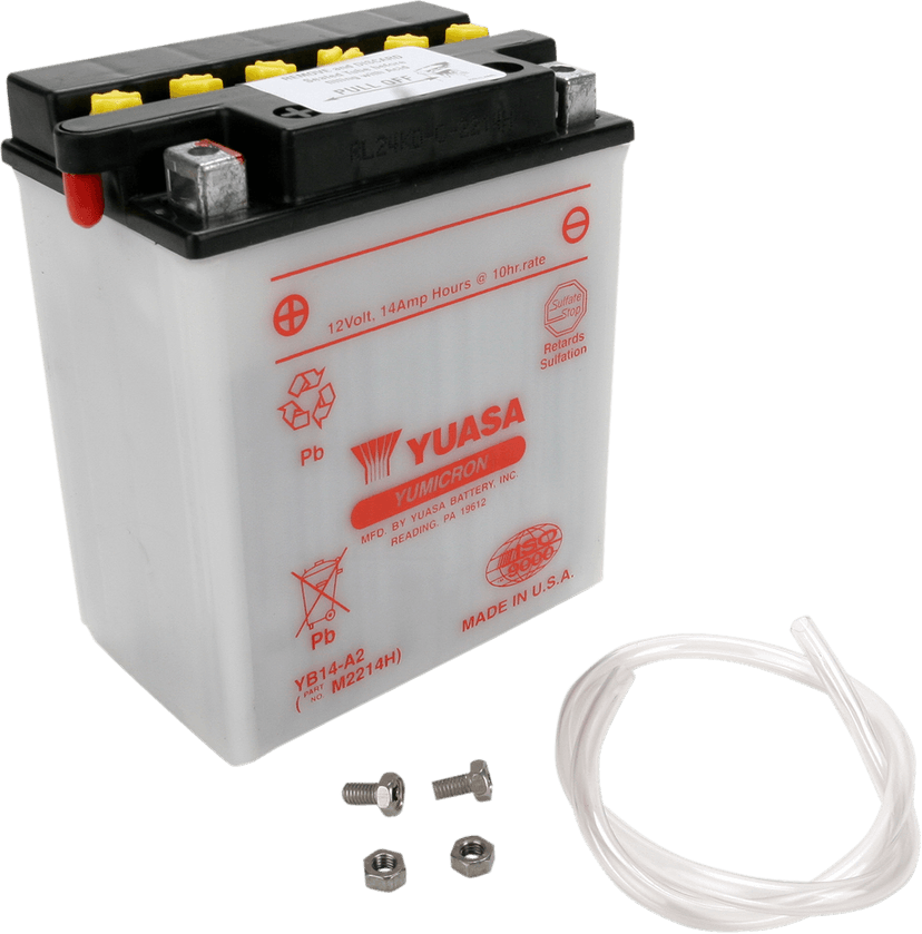 YUASA YB14-A2 Battery - YB14-A2