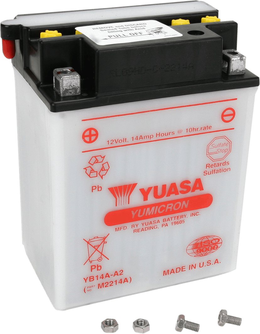 YUASA YB14A-A2 Battery - YB14A-A2