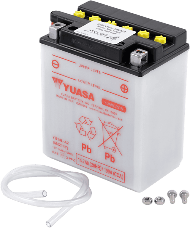YUASA YB14L-A2 Battery - YB14L-A2