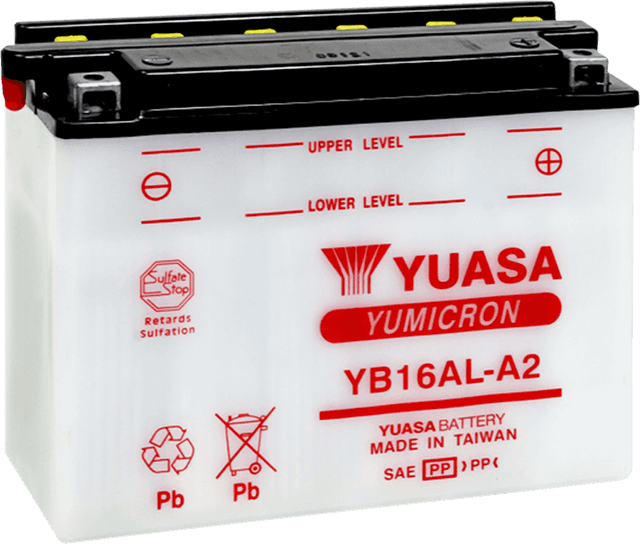 YUASA YB16AL-A2 Battery - YB16AL-A2