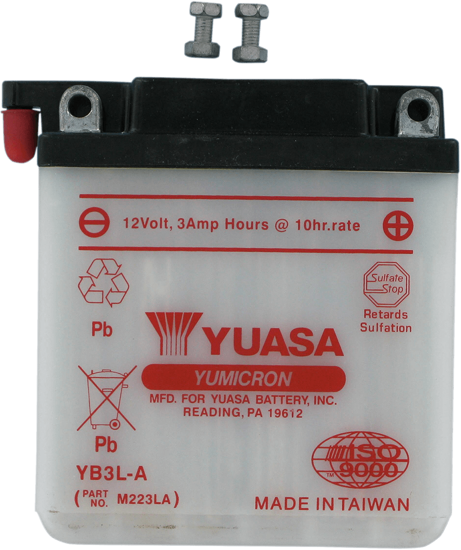 YUASA YB3L-A Battery - YB3L-A