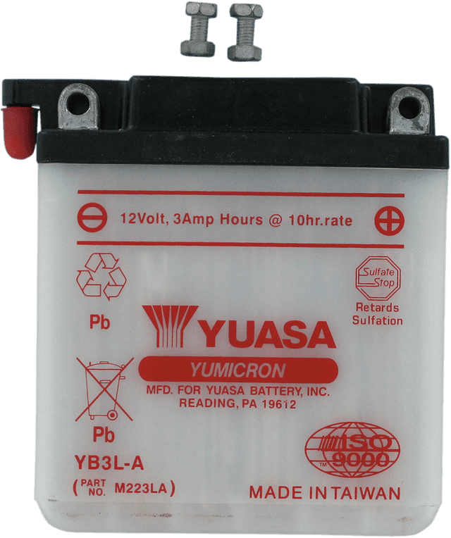 YUASA YB3L-A Battery - YB3L-A