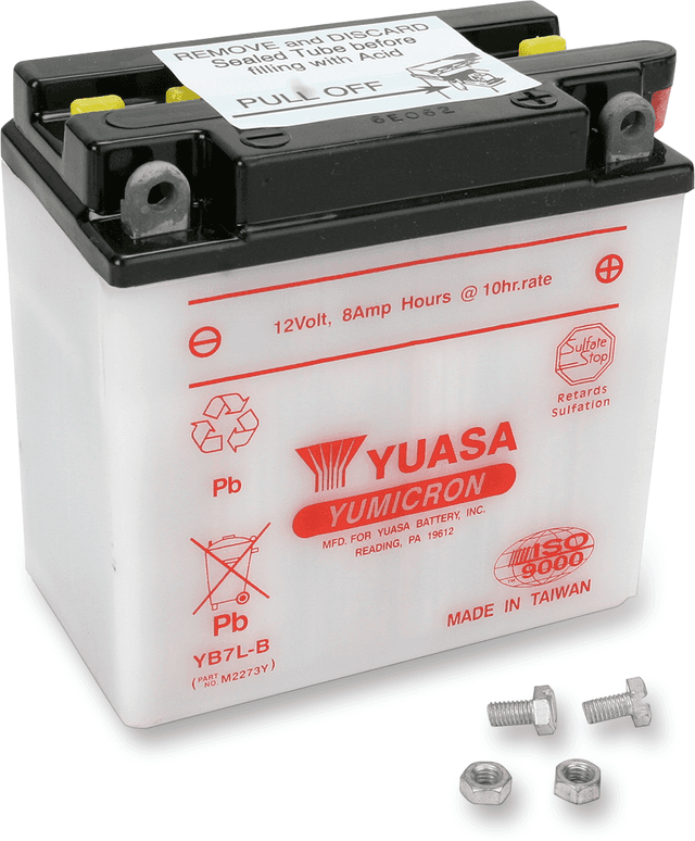 YUASA YB7L-B Battery - YB7L-B