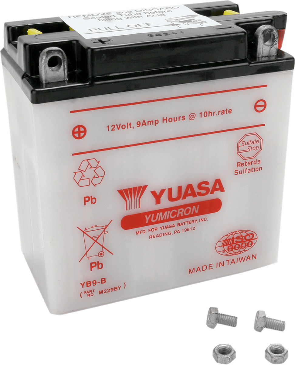YUASA YB9-B Battery - YB9-B