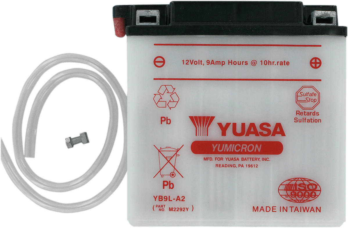 YUASA YB9L-A2 Battery - YB9L-A2