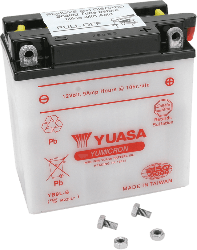 YUASA YB9L-B Battery - YB9L-B