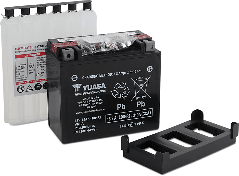 YUASA YTX20HL-BS-PW AGM Battery - YTX20HL-BS-PW .93 L — image 2 of 2