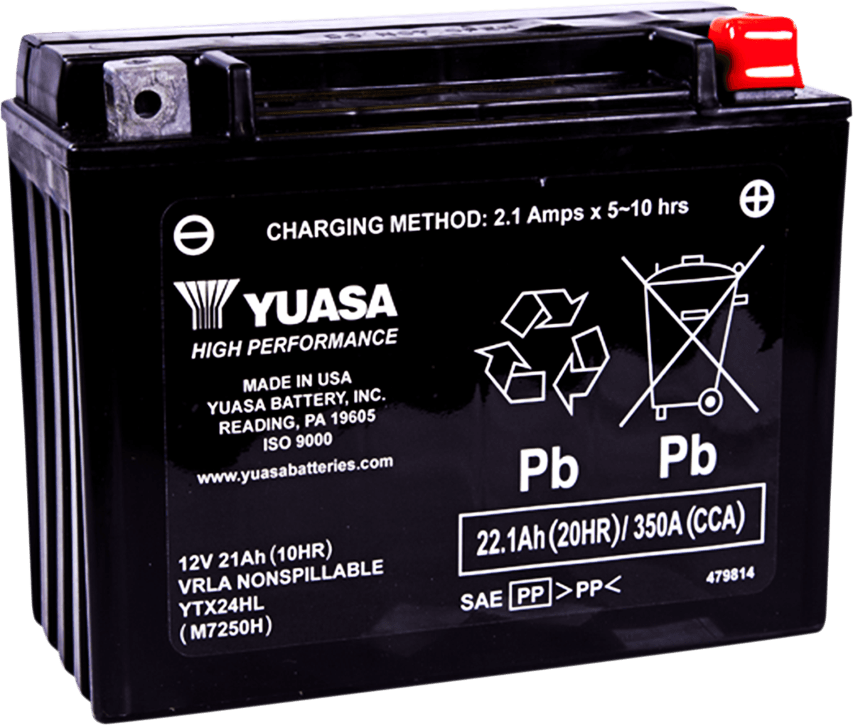 YUASA YTX24HL AGM Battery - YTX24HL