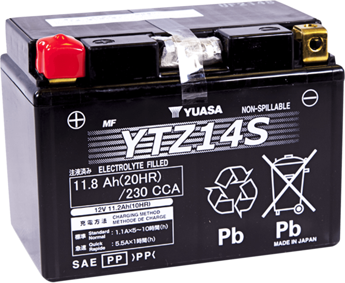 YUASA YTZ14S AGM Battery - YTZ14S