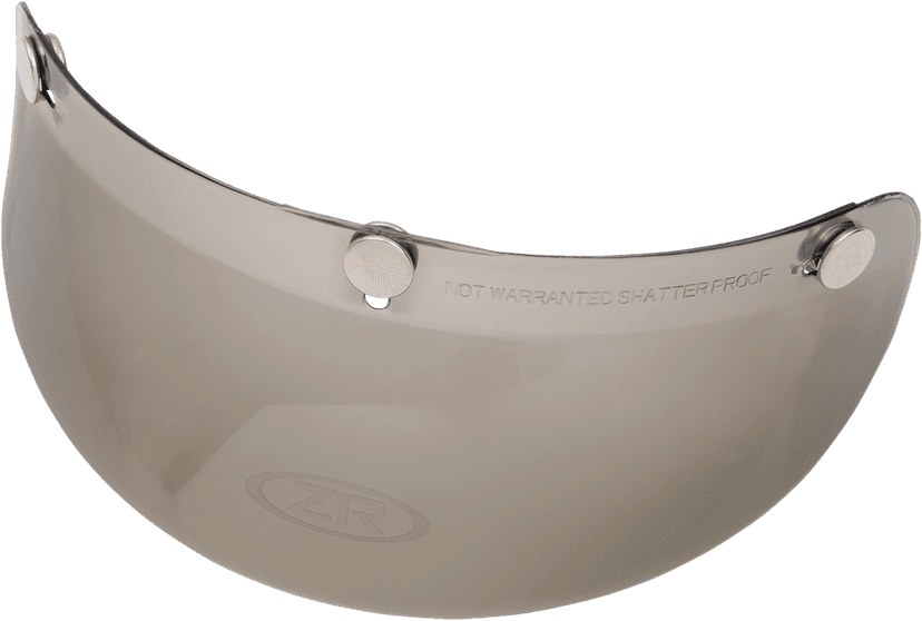 Z1R ZR-201 3-Snap Bubble Visor - Smoke — image 1 of 2
