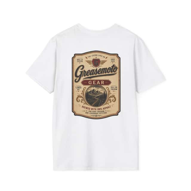 GREASEMOTO MERCH-GREASEMOTO-BANQUET-OF-BIKES-T-590E65B9-XS BANQUET OF GEARS TEE — White — image 2 of 3