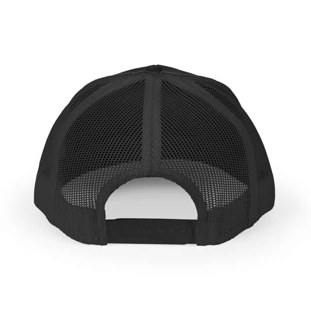 GREASEMOTO MERCH-TRUCKER-RETRO-HAT-65F99DA9-ONE-SIZE Victory Lane Trucker Hat — Black — image 2 of 2