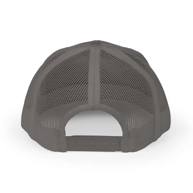 GREASEMOTO MERCH-TRUCKER-RETRO-HAT-D5C6F450-ONE-SIZE Victory Lane Trucker Hat — Charcoal — image 2 of 2