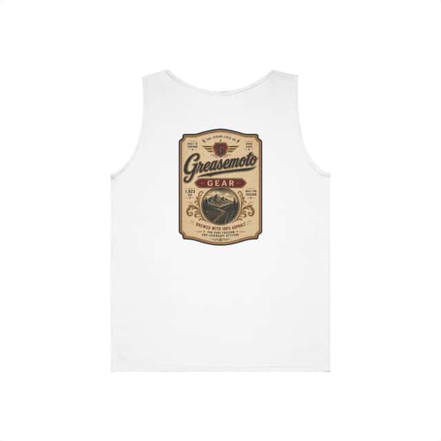 GREASEMOTO MERCH-THE-BANQUET-OF-GEARS-24929914-S Banquet of Gears Muscle shirt — White — image 2 of 2
