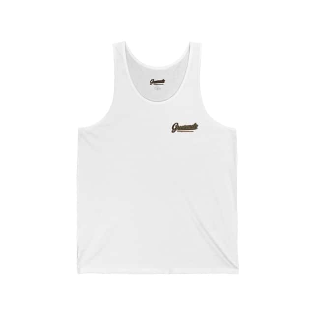 GREASEMOTO MERCH-GREASEMOTO-BANQUET-OF-BIKES-TANK-A5A2036E-2XL Banquet of Gears tank — White — image 1 of 2