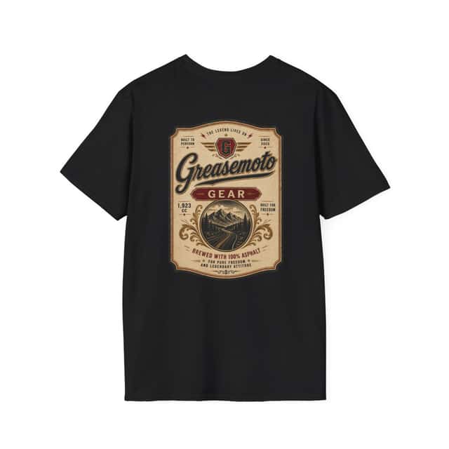 GREASEMOTO MERCH-GREASEMOTO-BANQUET-OF-BIKES-T-7CC365E8-XS BANQUET OF GEARS TEE — Black — image 1 of 3
