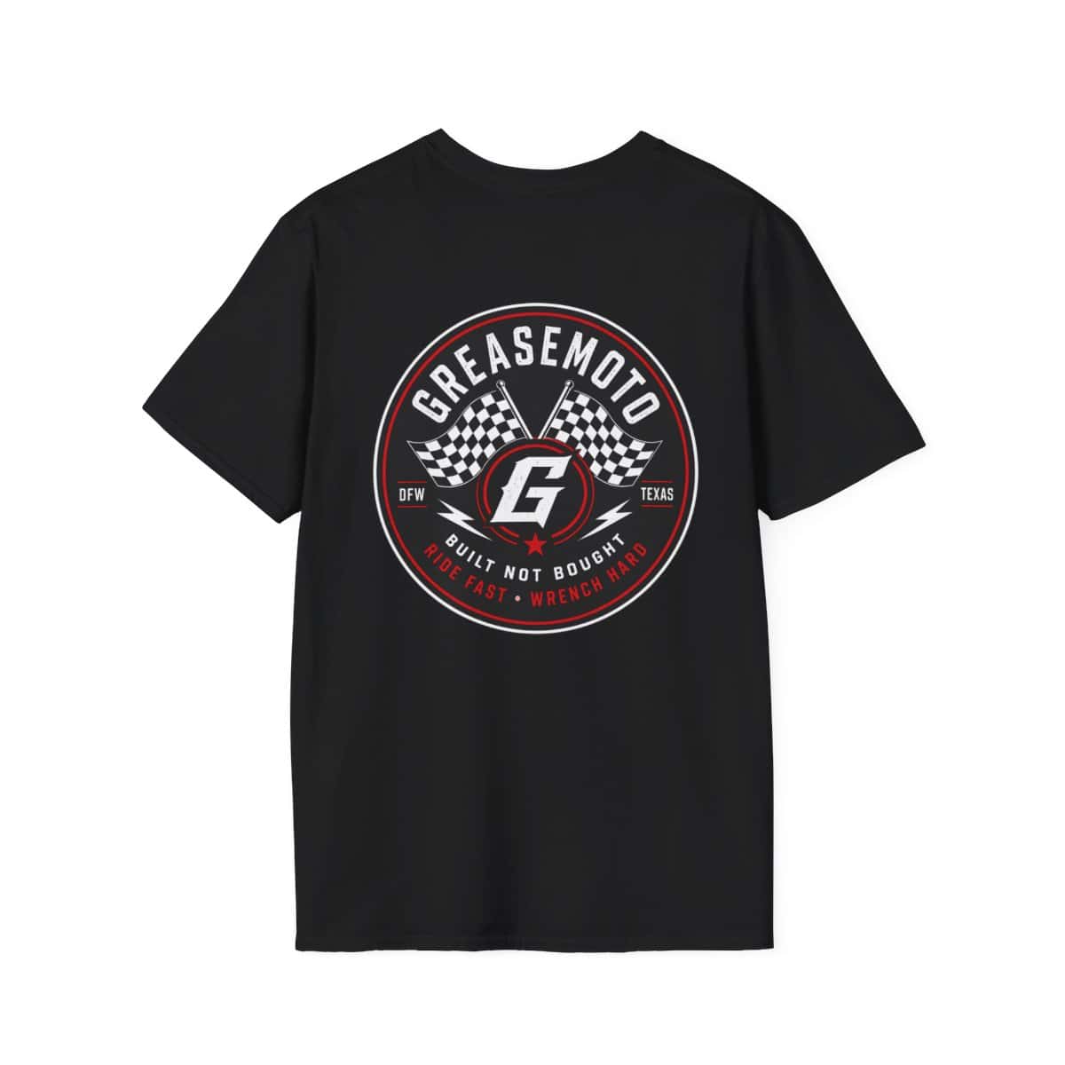 GREASEMOTO MERCH-GREASEMOTO-RACING-FLAGS-7F01BC1E-XL Victory Lane — Black