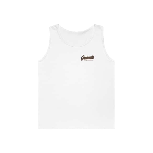 GREASEMOTO MERCH-THE-BANQUET-OF-GEARS-24929914-S Banquet of Gears Muscle shirt — White — image 1 of 2