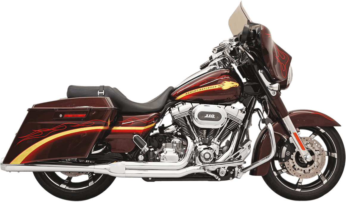 BASSANI XHAUST 1800-1237 Road Rage 2:1 Exhaust - Chrome