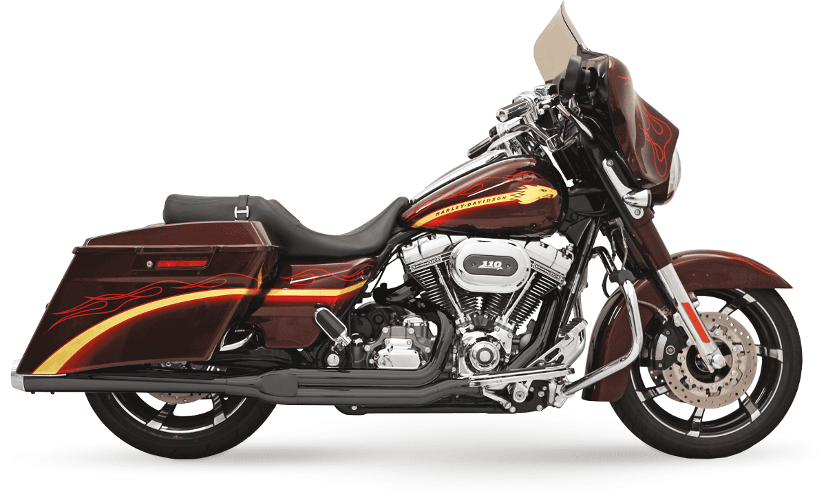 BASSANI XHAUST 1800-1238 Road Rage 2:1 Exhaust - Black