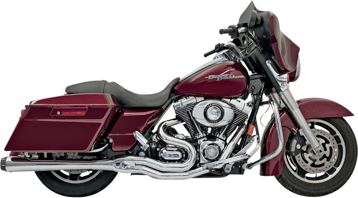 BASSANI XHAUST 1800-1282 Megapower 2:1 Exhaust - 1-3/4" to 1-7/8" to 2" - Chrome