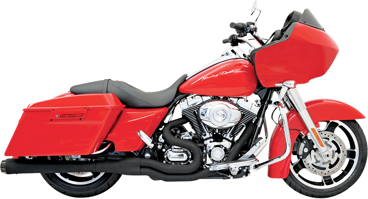 BASSANI XHAUST 1800-1283 Megapower 2:1 Exhaust - 1-3/4" to 1-7/8" to 2" - Black
