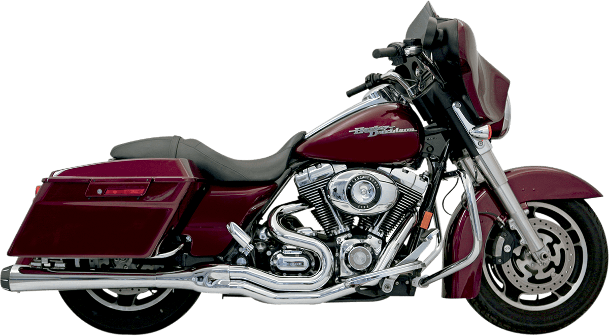 BASSANI XHAUST 1800-1358 B4 2:1 Exhaust - Chrome - Megaphone