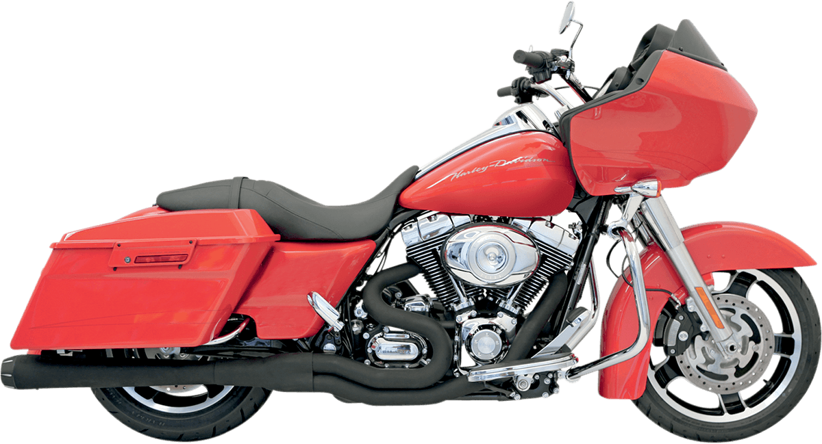 BASSANI XHAUST 1800-1359 B4 2:1 Exhaust - Black - Megaphone