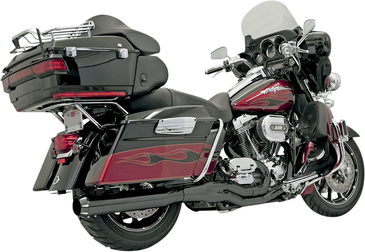 BASSANI XHAUST 1800-1361 B4 2:1 Exhaust - Black - Straight Can