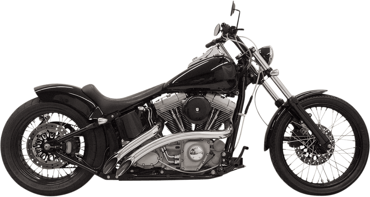 BASSANI XHAUST 1800-1611 Radial Sweepers Exhaust System - Chrome