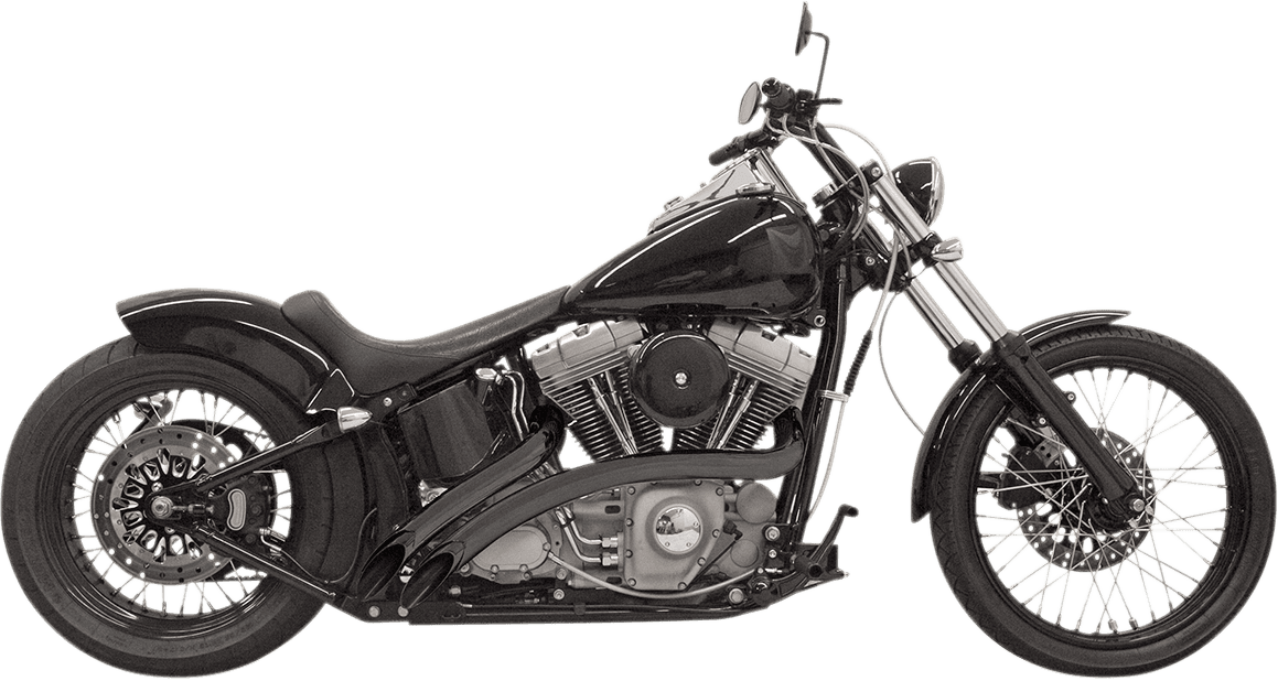 BASSANI XHAUST 1800-1612 Radial Sweepers Exhaust System - Black