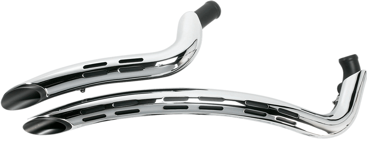 BASSANI XHAUST 1800-1613 Sweeper Exhaust - Black/Chrome