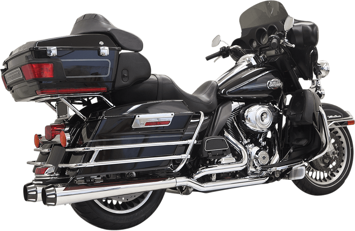 BASSANI XHAUST 1800-1898 Down Under Exhaust - Chrome - Megaphone