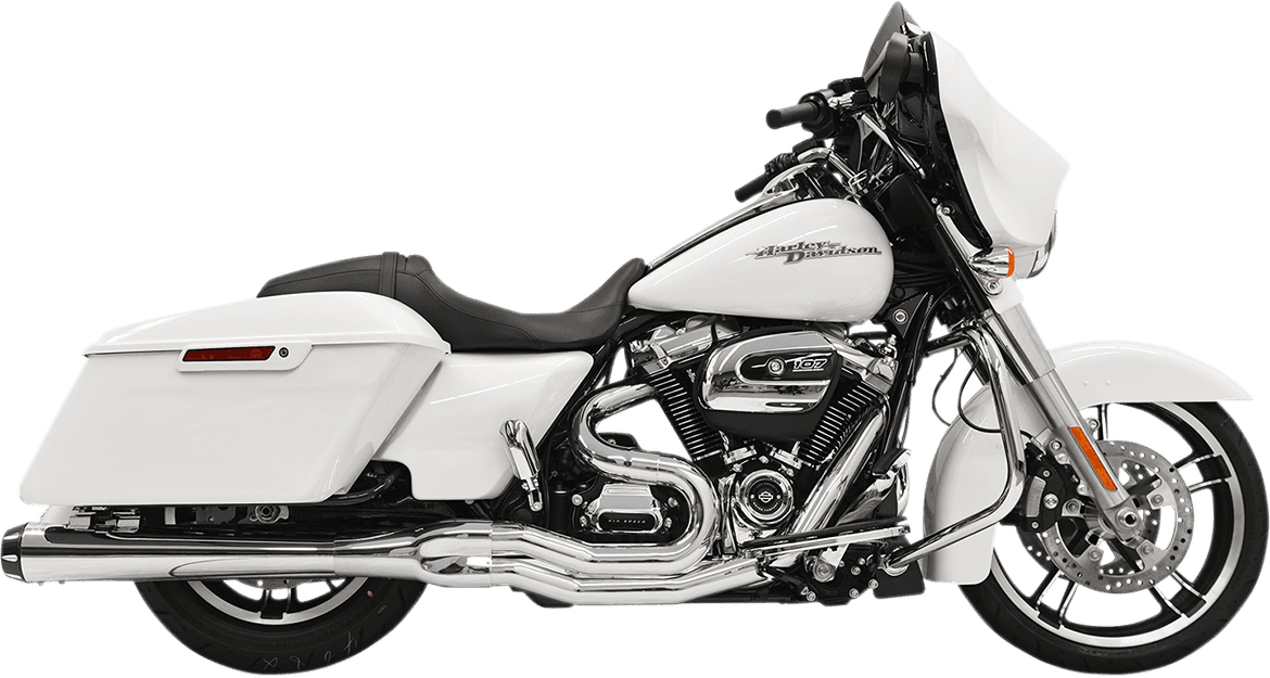 BASSANI XHAUST 1800-2129 B4 2:1 Exhaust - Chrome - Megaphone