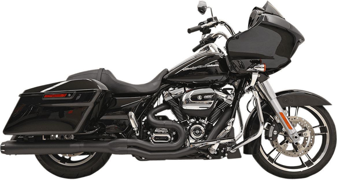 BASSANI XHAUST 1800-2132 B4 2:1 Exhaust - Black - Straight Can