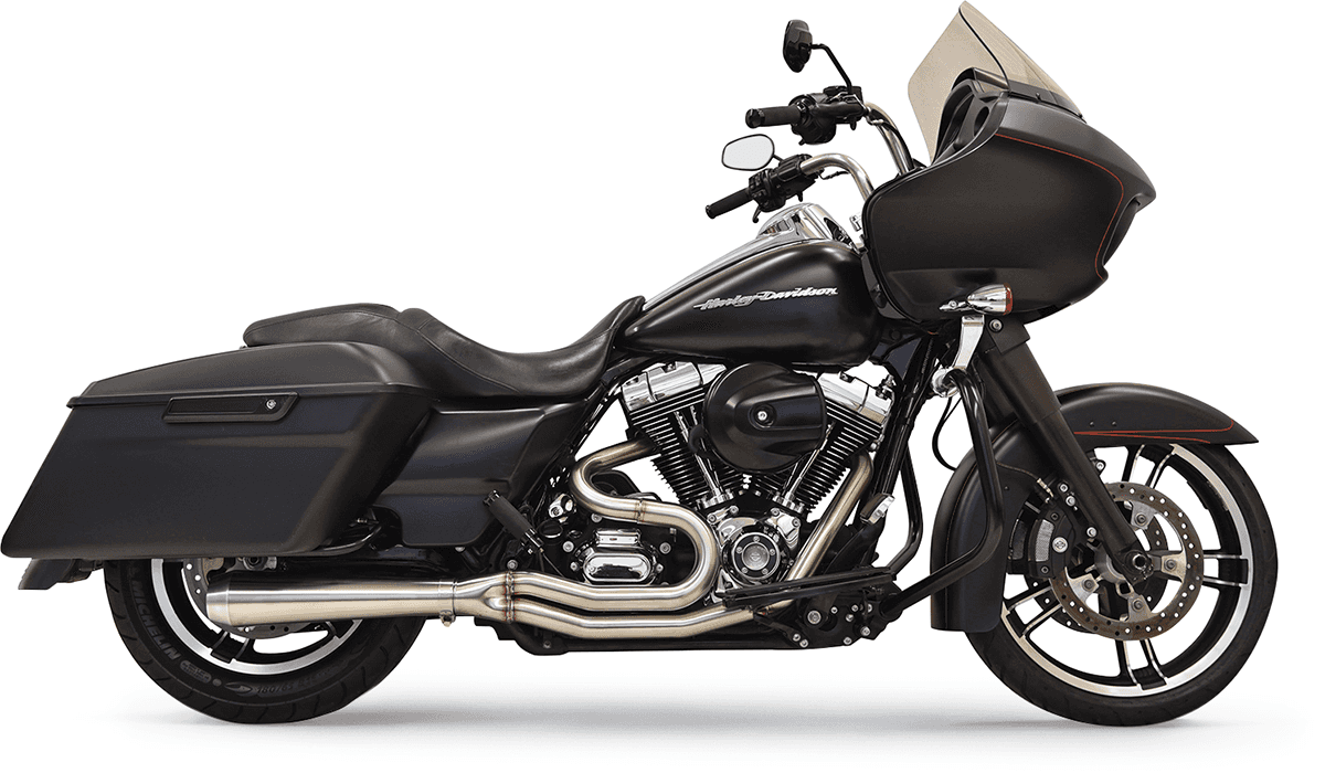 BASSANI XHAUST 1800-2172 2:1 Exhaust - Stainless Steel - Megaphone