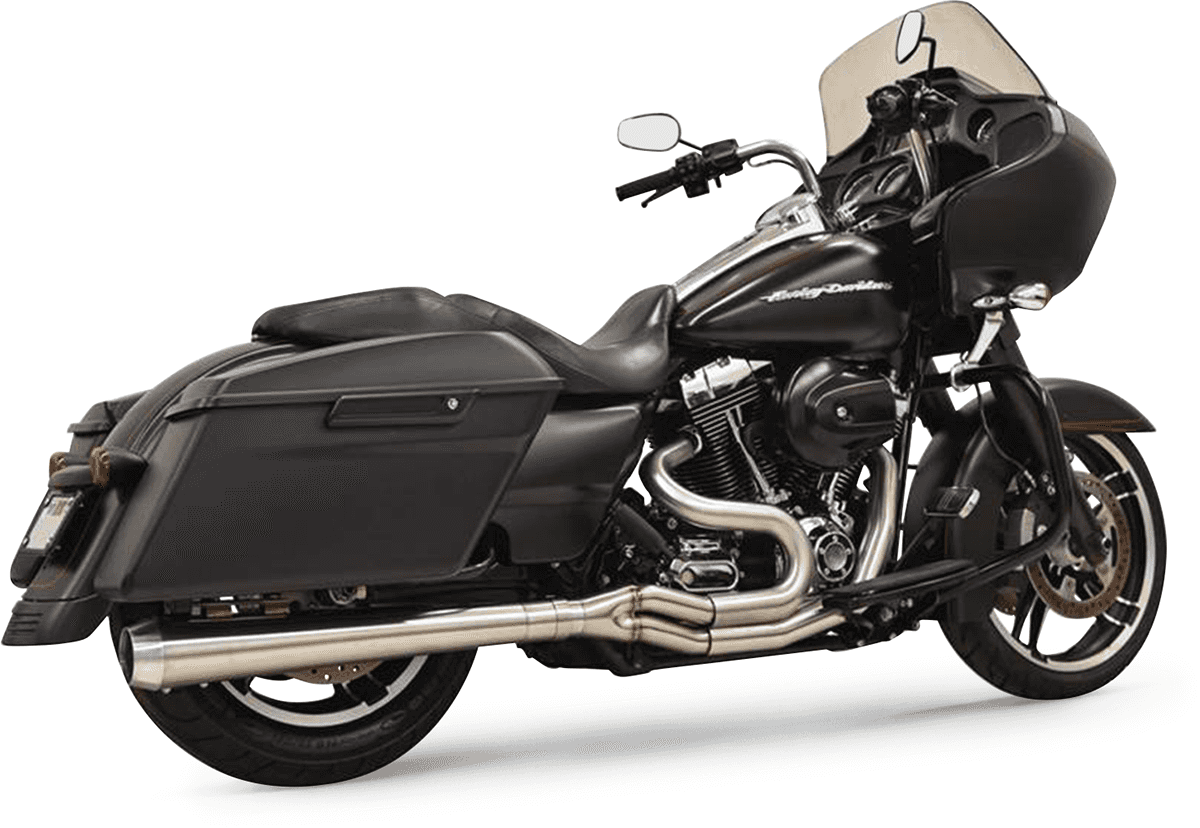 BASSANI XHAUST 1800-2173 2:1 Exhaust - Stainless Steel - Megaphone