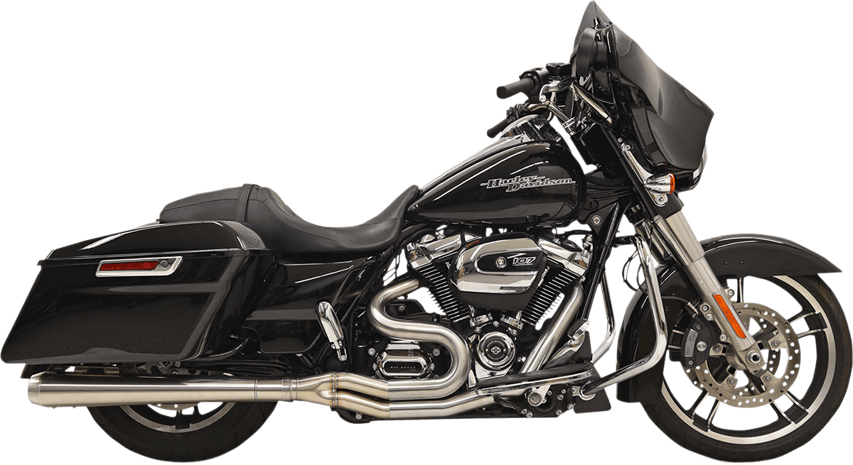 BASSANI XHAUST 1800-2199 2:1 Exhaust - Stainless Steel - Megaphone