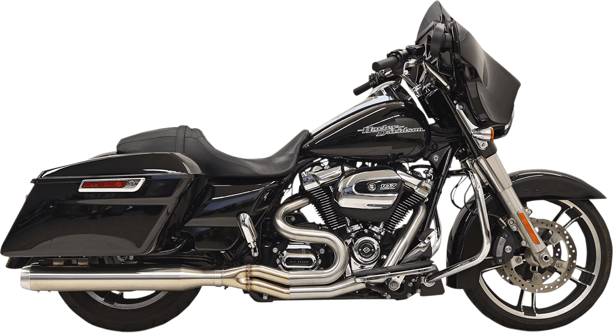 BASSANI XHAUST 1800-2200 2:1 Exhaust - Stainless Steel - Straight Can