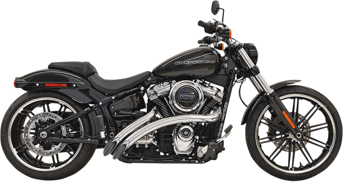 BASSANI XHAUST 1800-2244 Radial Sweepers Exhaust System - Chrome