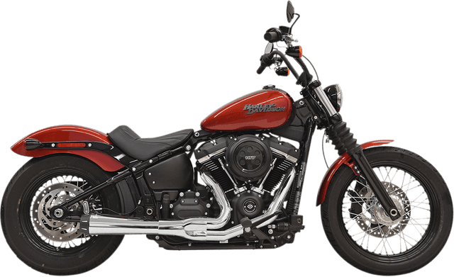 BASSANI XHAUST 1800-2269 2-into-1 Road Rage Exhaust System - Chrome