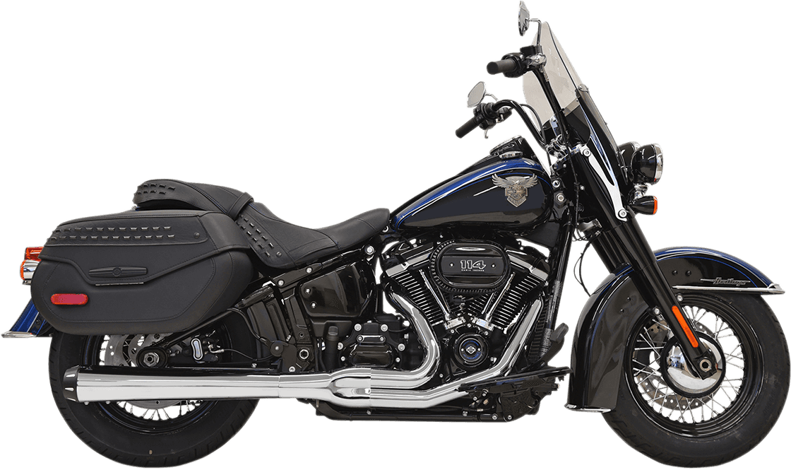 BASSANI XHAUST 1800-2308 2-into-1 Road Rage Exhaust System - Chrome