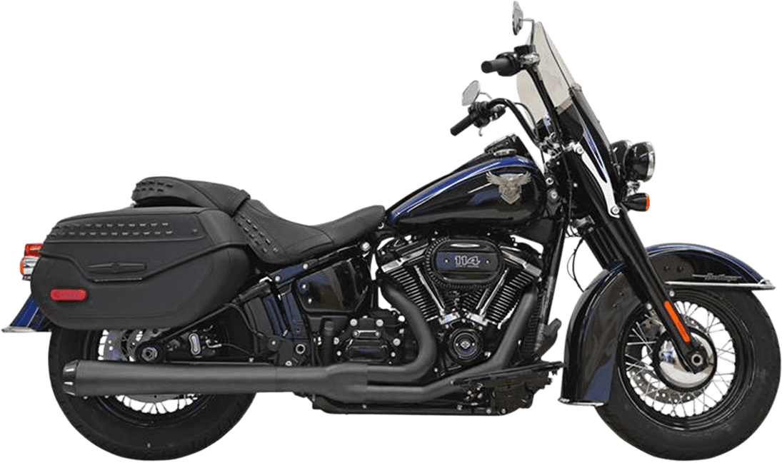 BASSANI XHAUST 1800-2309 2-into-1 Road Rage Exhaust System - Black