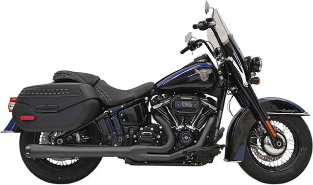 BASSANI XHAUST 1800-2309 2-into-1 Road Rage Exhaust System - Black