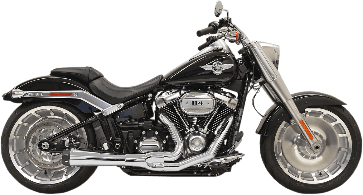 BASSANI XHAUST 1800-2357 2-into-1 Road Rage Exhaust System - Chrome