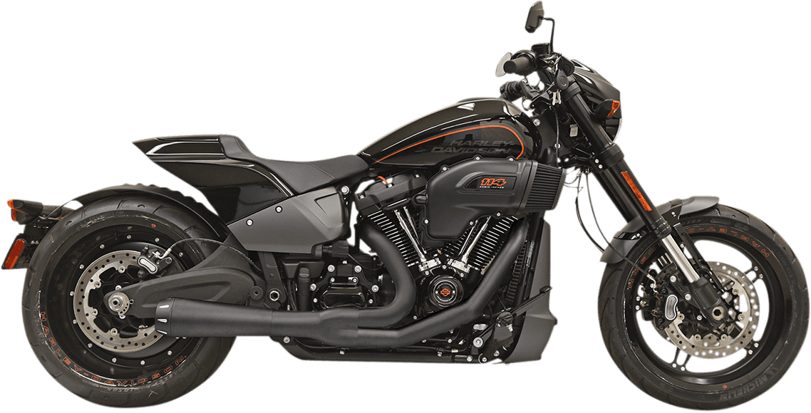 BASSANI XHAUST 1800-2358 2-into-1 Road Rage Exhaust System - Black