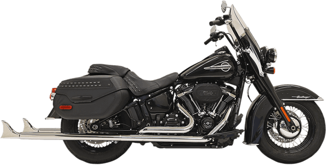 BASSANI XHAUST 1800-2378 Fishtail Exhaust without Baffle - 39"