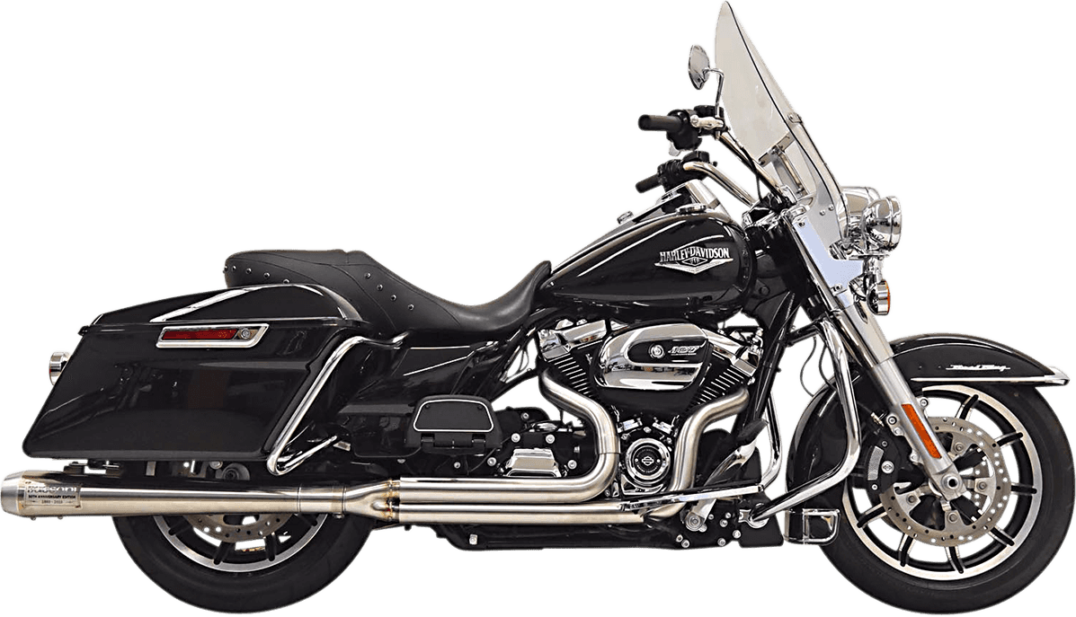 BASSANI XHAUST 1800-2440 2-into-1 50th Anniversary Road Rage III Exhaust System - Stainless Steel - M8 FL