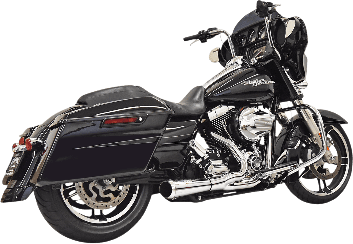 BASSANI XHAUST 1800-2471 2:1 Short Exhaust - Chrome